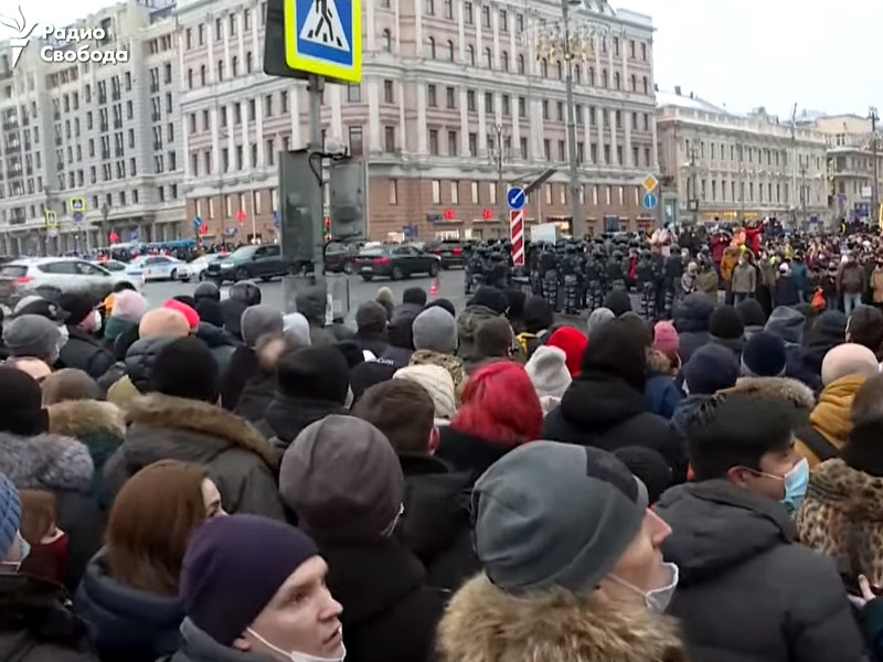 ГУВД Москвы: К ответственности за участие в акции 23 января привлечены 267 человек и 173 родителя задержанных детей