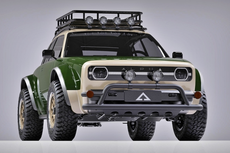 Alpha Jax: электрический купеобразный кроссовер в стиле ретро по цене Tesla Model Y