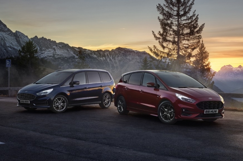 Ford вывел на европейский рынок S-Max и Galaxy с новой 190-сильной гибридной установкой