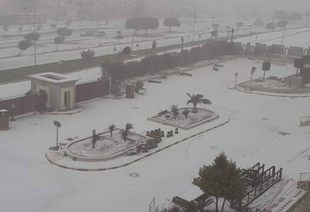 В Египте и Ливии выпал снег