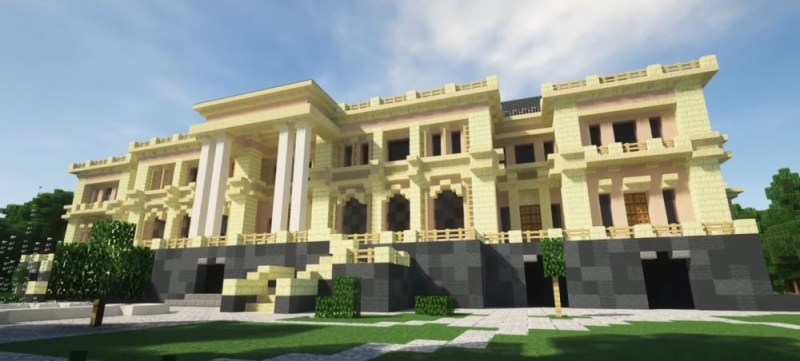 В Minecraft построили копию "дворца Путина"