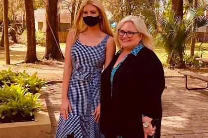 Дочь Трампа раздала американцам сотни коробок еды