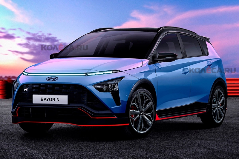 Доступный городской кроссовер «под спорт»: первое изображение Hyundai Bayon N