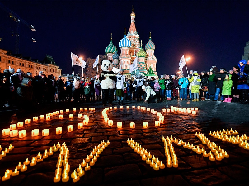 Кремль, Госдума и тысячи других объектов по всей России погрузились во тьму ради "Часа Земли"