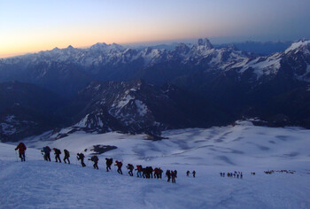 На Эльбрусе погиб турист 