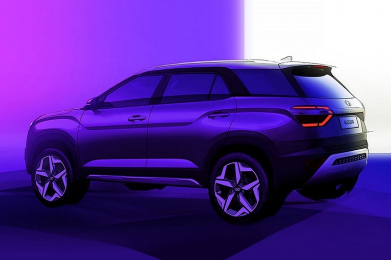 Объявленная «премиумом» трёхрядная Hyundai Creta: первые изображения