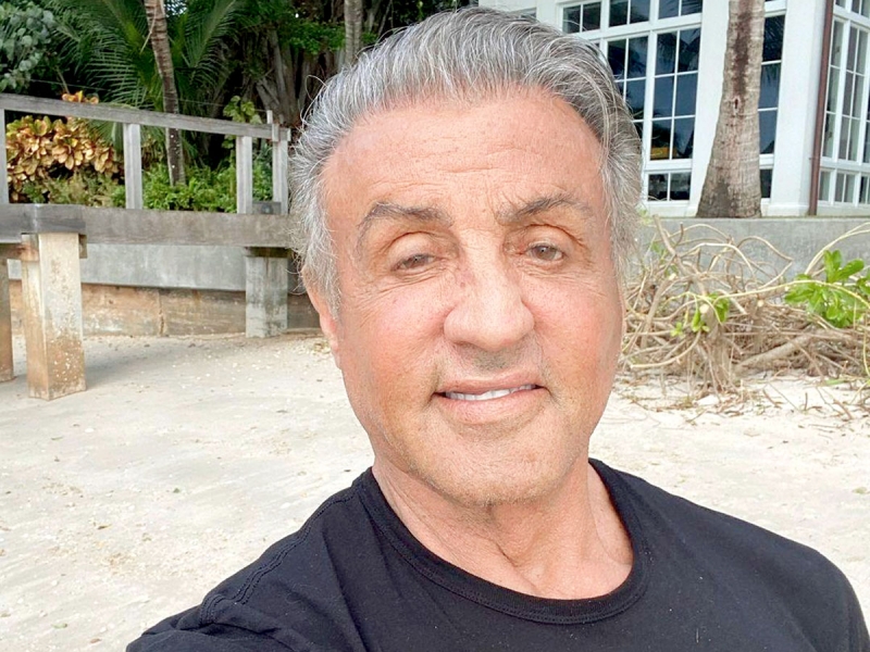 Сильвестр Сталлоне поделился с поклонниками редкой фотографией