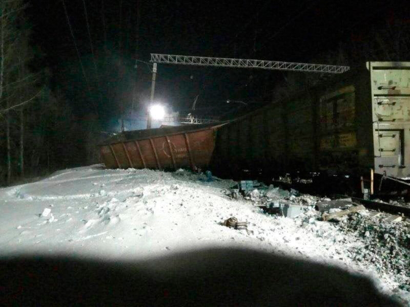 Вагоны с углем сошли с рельсов на Транссибе в Забайкалье