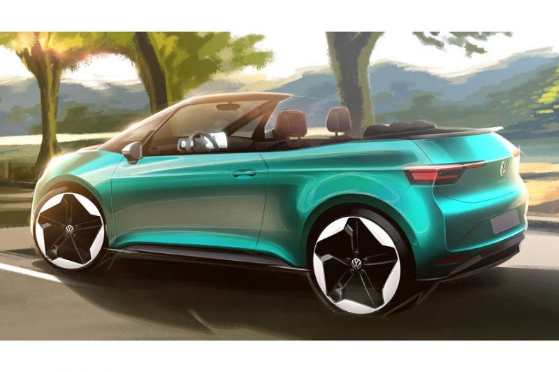 «Зелёный» кабриолет: Volkswagen думает о выпуске ID.3 с открытым верхом