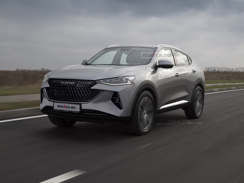 Обновлённое кросс-купе Haval F7x: первые изображения