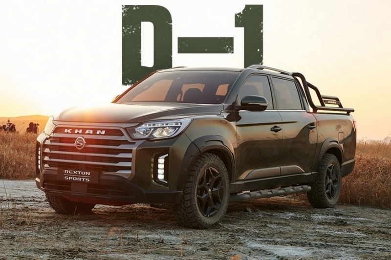 Обновлённый пикап SsangYong Rexton Sports полностью рассекречен: дизель мощнее не стал