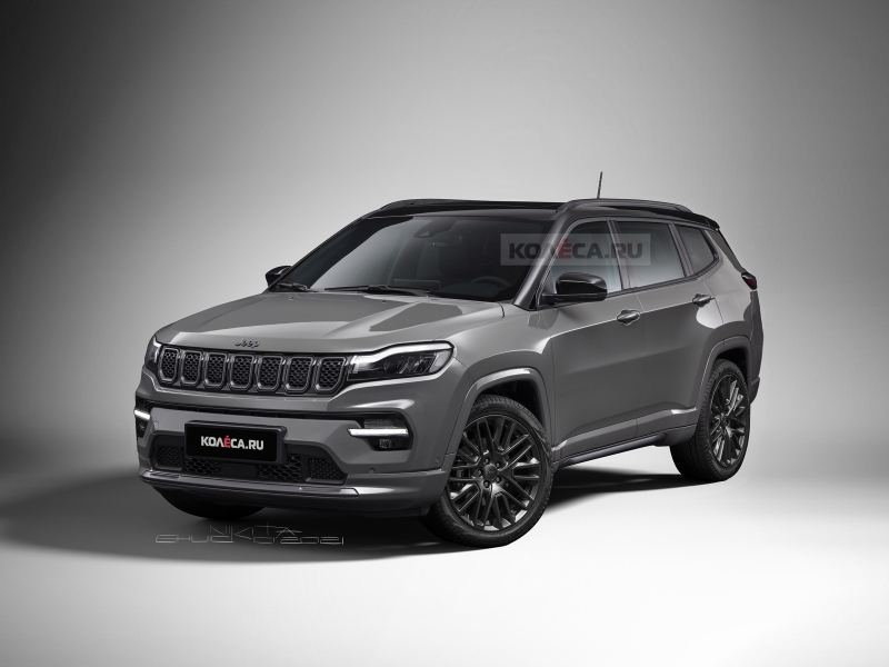 Компактный семиместный кроссовер Jeep: новые изображения