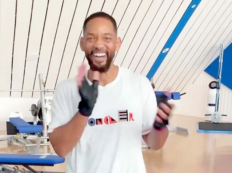 Раздобревший Уилл Смит пустился в пляс