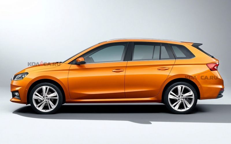 Skoda готовит универсал Fabia нового поколения: первое изображение