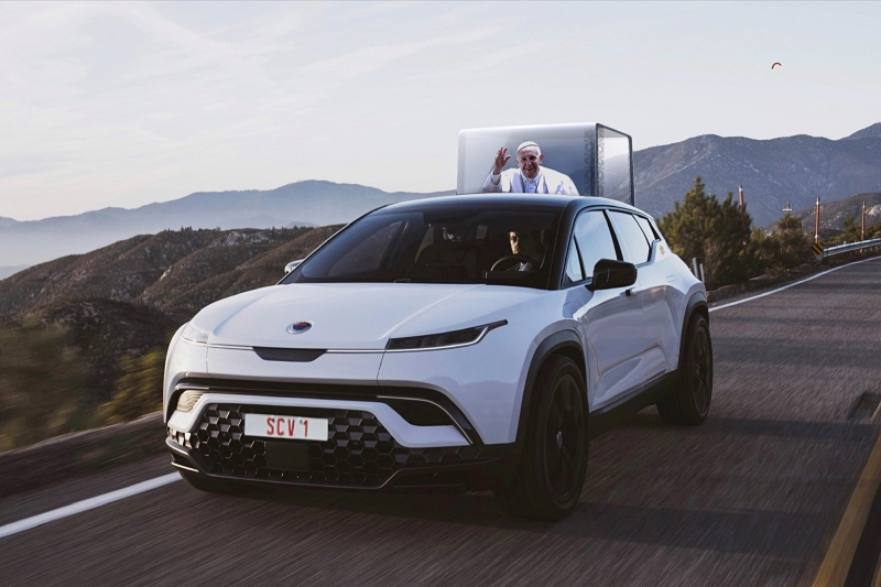 Святой зарок: Хенрик Фискер пообещал Папе Римскому кроссовер Ocean с будкой