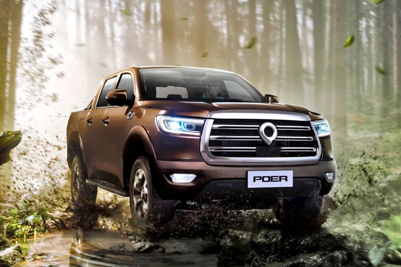 В РФ стартовали продажи пикапа Great Wall Poer: дизель, «автомат» и удобный полный привод