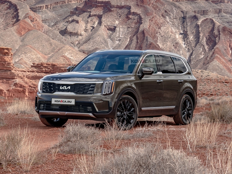 Обновлённый Kia Telluride: первые изображения