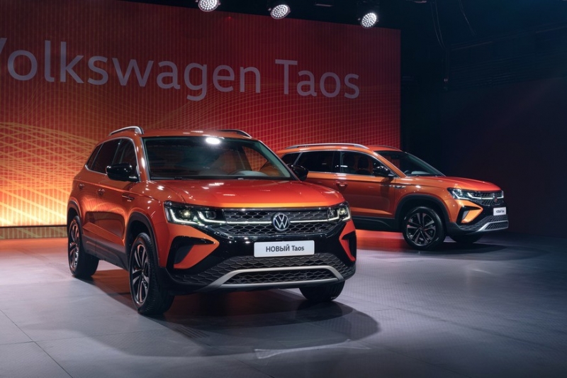 Volkswagen Taos выходит на российский рынок: богаче и дороже родственного Skoda Karoq