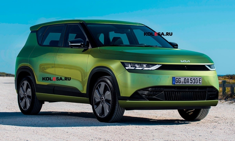 Kia готовит компактный спортивный кроссовер: первое изображение EV4