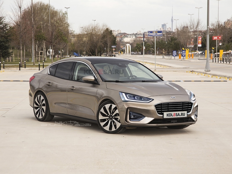 Обновлённый седан Ford Focus: первые изображения