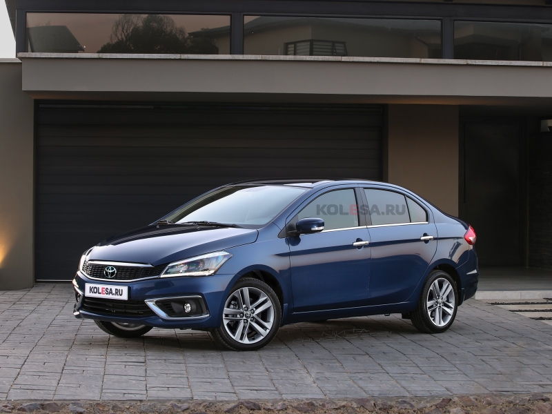 Самый дешёвый седан Toyota: новые изображения