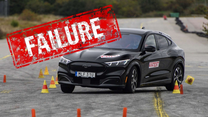 Необъезженная лошадь: Ford Mustang Mach-E провалил лосиный тест