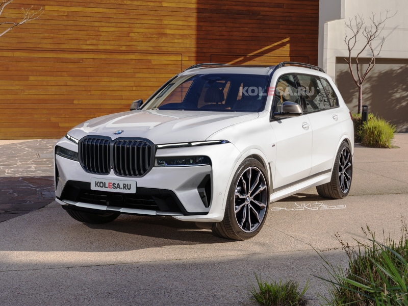 Рестайлинг BMW X7: новые изображения