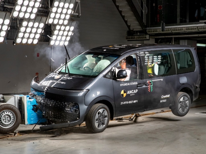 Hyundai Staria в краш-тестах ANCAP: максимальные 5 звёзд, но есть нюансы