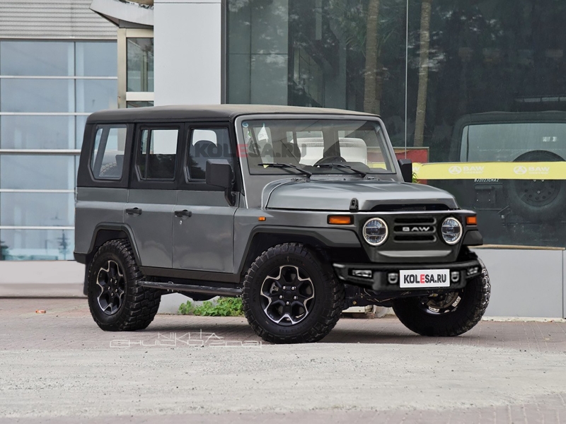 Новый китайский «уазик» BAW BJ212: первые изображения