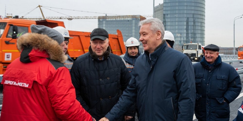 Собянин открыл одну из основных эстакад Северо-Восточной хорды