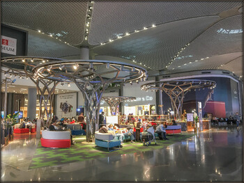 В аэропорту Стамбула из-за снегопада застряли тысячи пассажиров 