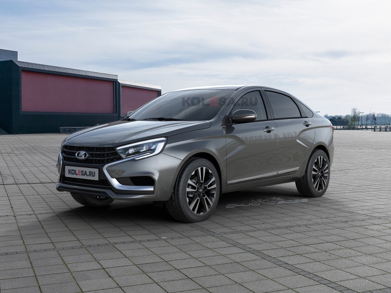 Рестайлинговая Lada Vesta: новые изображения