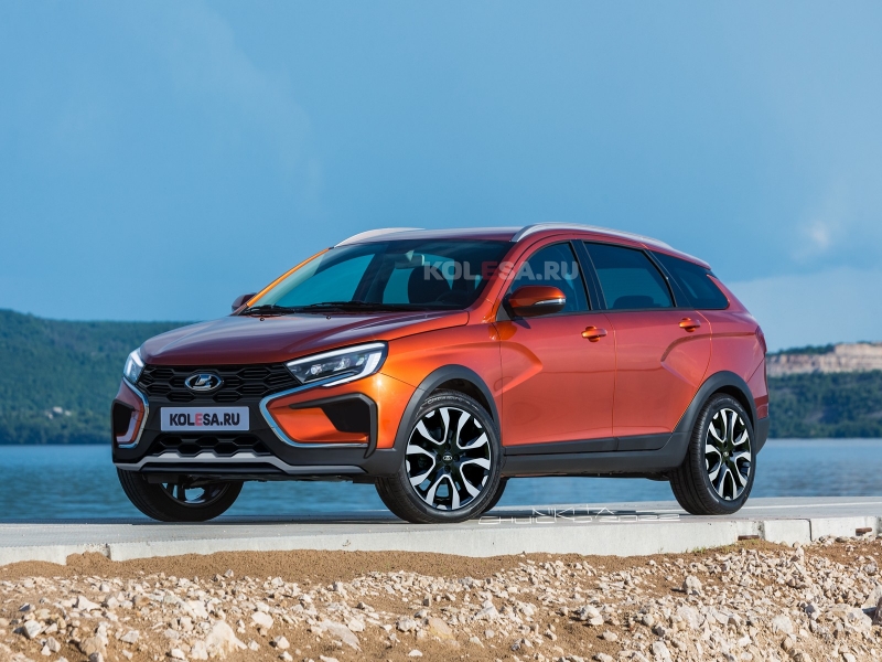 Рестайлинговая Lada Vesta SW Cross: новые изображения