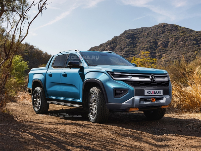Volkswagen Amarok следующего поколения: новые изображения