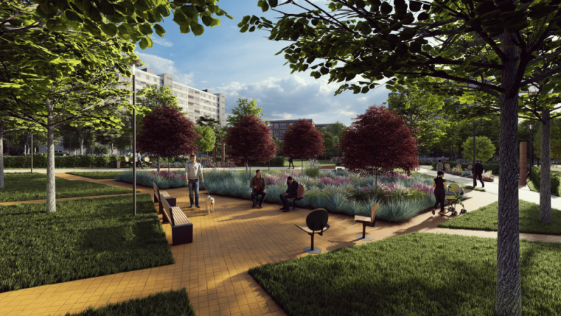 Как будет благоустроен сквер в Ивантеевке