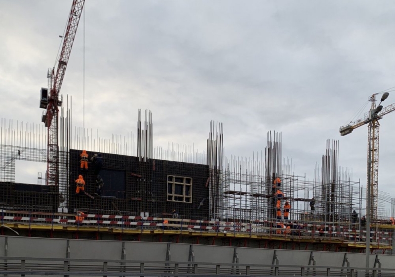 При строительстве индустриального парка «Руднёво» используются отечественные материалы