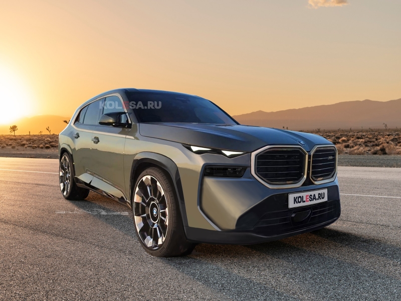 Серийный BMW XM: новые изображения