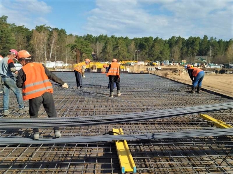 Строительная готовность стадиона «Спартак» в Серпухове более 30%