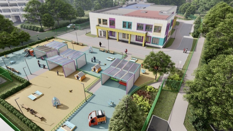 Детский сад с яркими фасадами появится в Люберцах