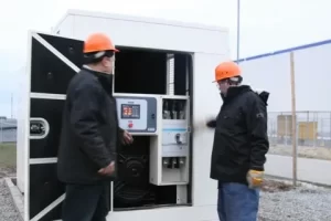 Процесс обслуживания дизель-генераторов