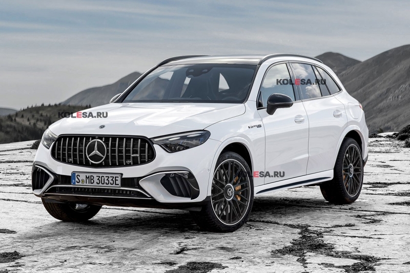 Mercedes-AMG готовит GLC 63: первое изображение «заряженного» кроссовера