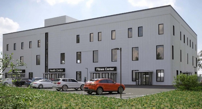 На улице Булатниковская появится спорткомплекс с текстурой под камень