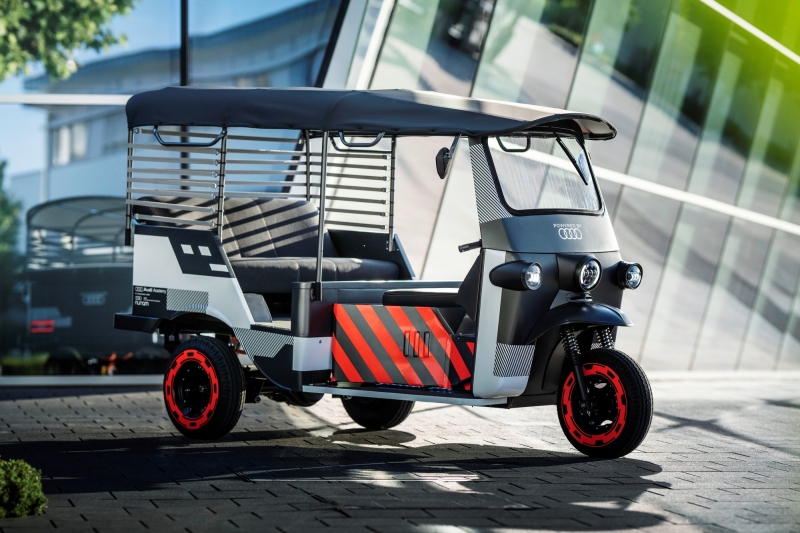 Не только премиум: Audi представила электрическую моторикшу для индийских женщин
