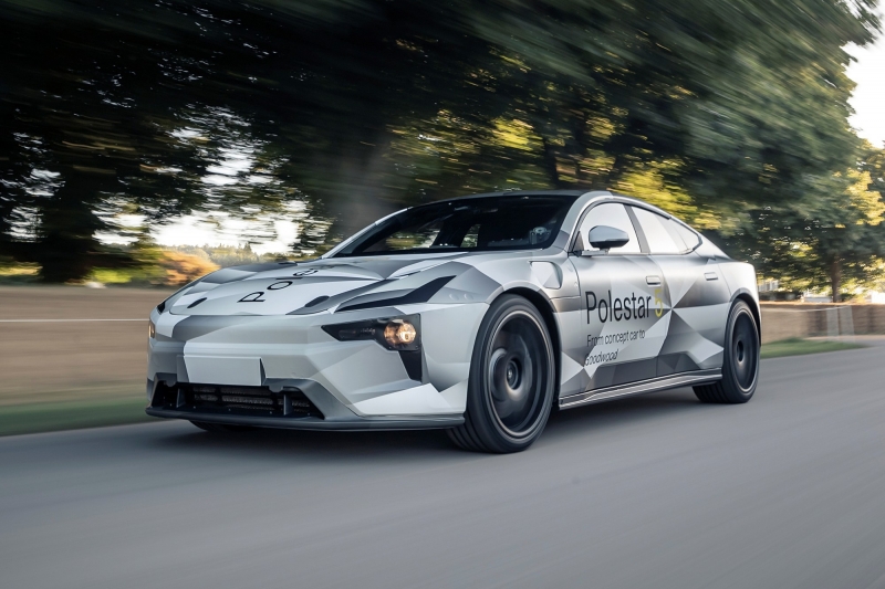Спортседан Polestar 5 показал свою мощь в Гудвуде: 884 л.с. и технологии суперкаров
