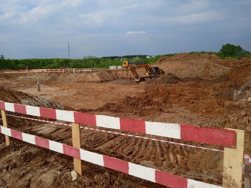 В Красногорске началось устройство котлована будущего образовательного комплекса