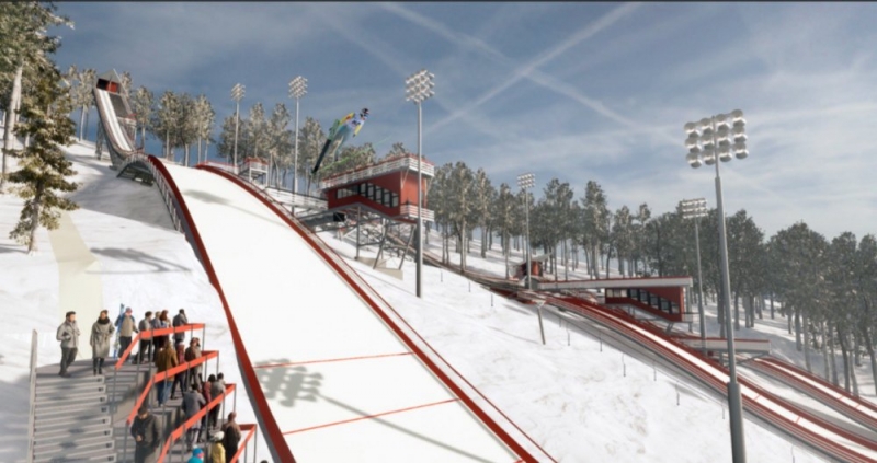 В Магадане реализуется концессионный проект по строительству трамплинного комплекса