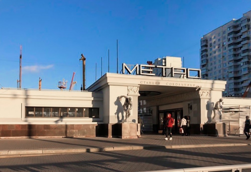 Архитектурно-отделочные работы завершаются в вестибюле станции «Сокольники»