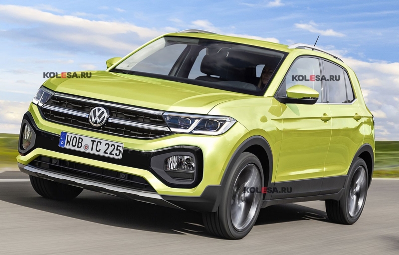 Volkswagen собирается обновить T-Cross: первое изображение компактного кроссовера