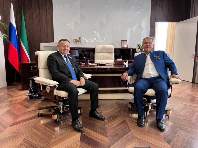 Cостоялась рабочая встреча Министра строительства и Президента Республики Татарстан