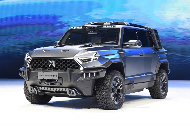 Dongfeng Mengshi M-Terrain: китайский аналог GMC Hummer EV станет серийным в 2023 году